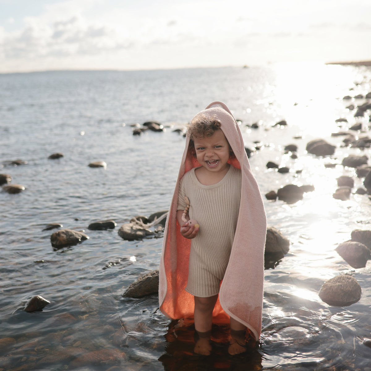 Organic Cotton Baby Hooded Towel - The Baby Penguin