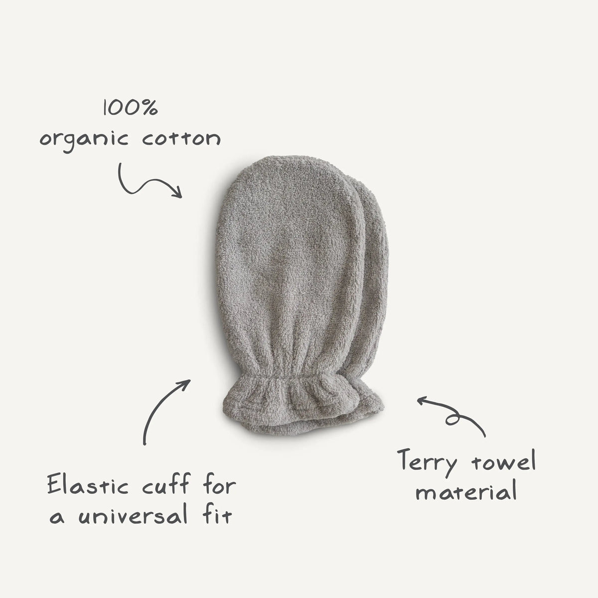 Organic Cotton Bath Mitt | Bath Mitt | The Baby Penguin