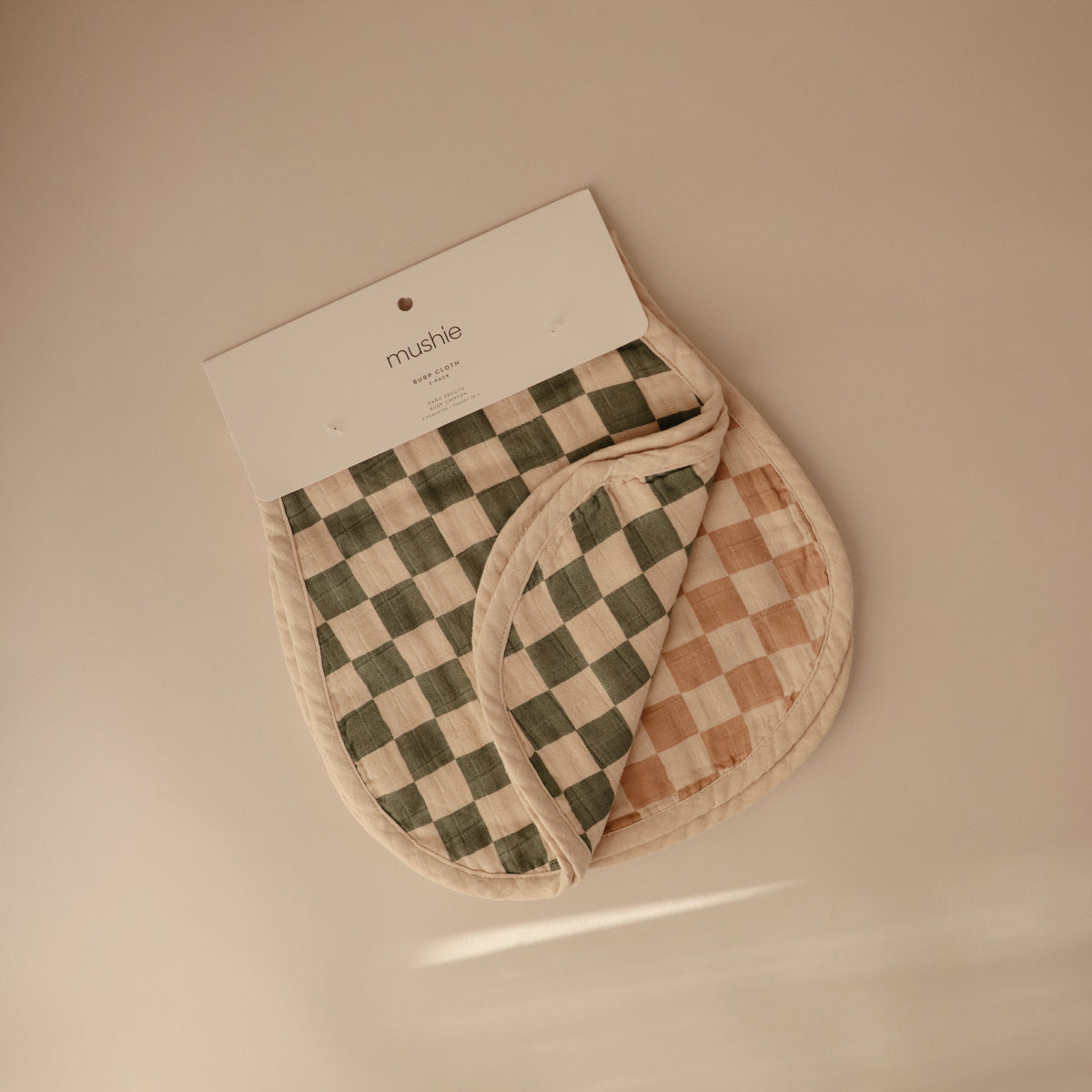 Organic Cotton Muslin Burp Cloth 2-Pack - The Baby Penguin