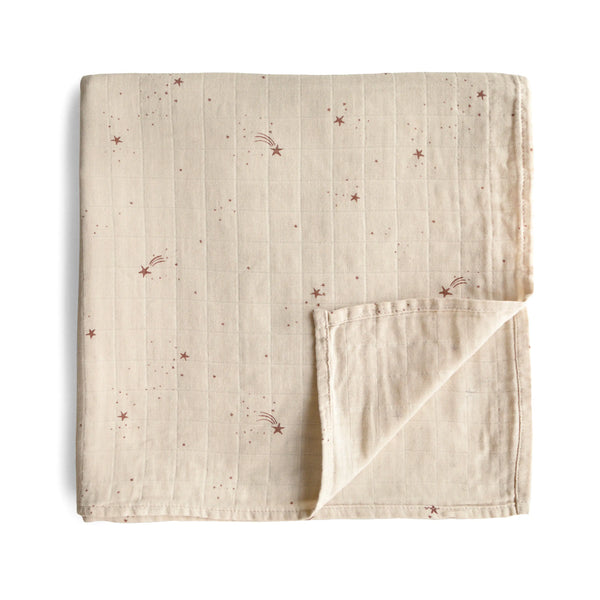 Organic Cotton Muslin Swaddle Blanket | Swaddle | The Baby Penguin