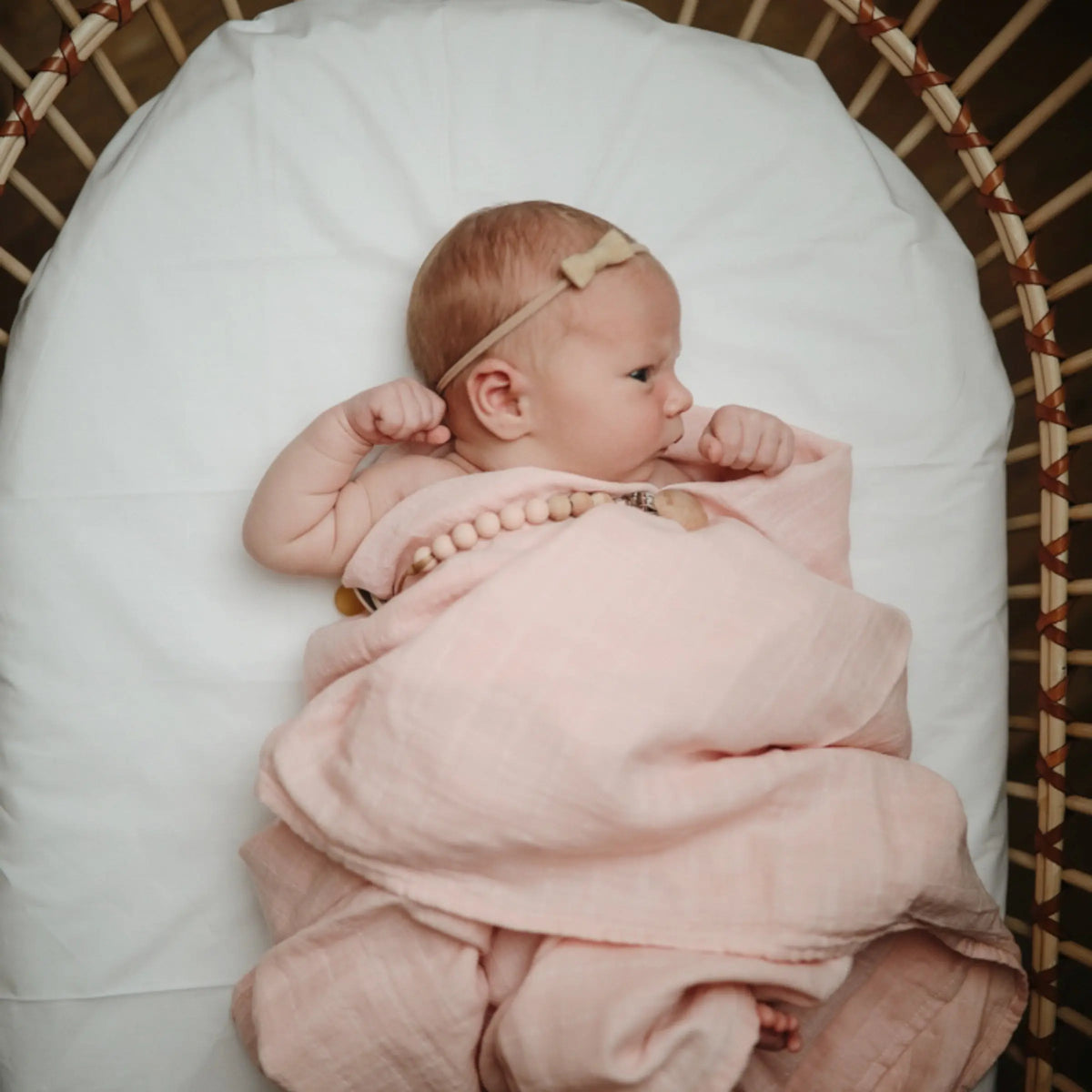 Organic Cotton Muslin Swaddle Blanket | Swaddle | The Baby Penguin