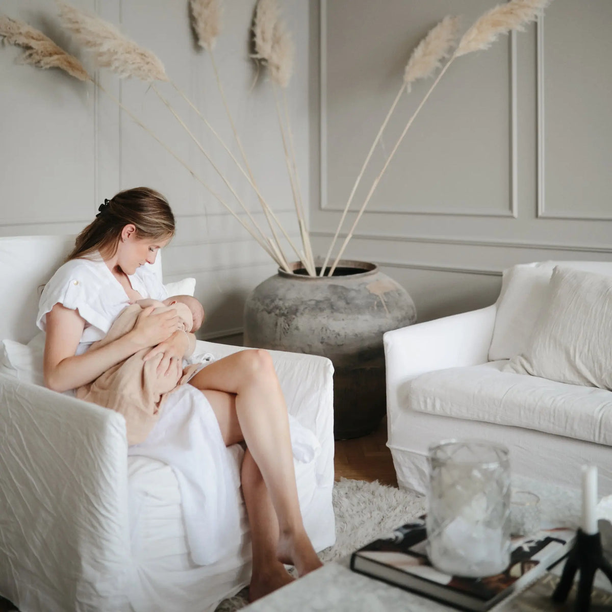 Organic Cotton Muslin Swaddle Blanket | Swaddle | The Baby Penguin