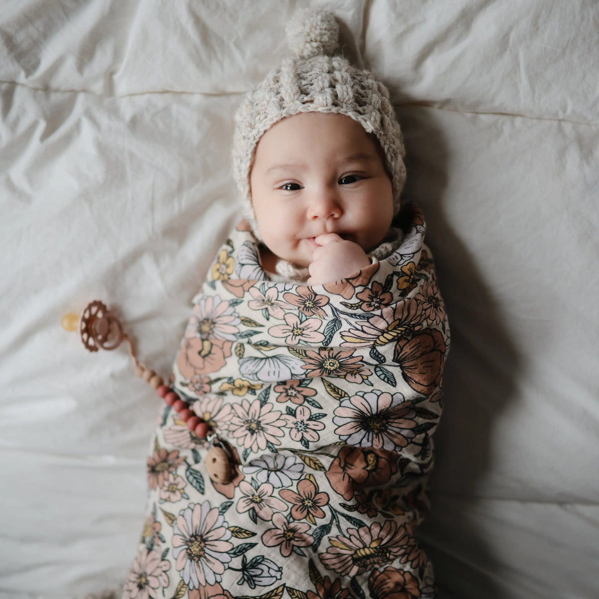Organic Cotton Muslin Swaddle Blanket | Swaddle | The Baby Penguin