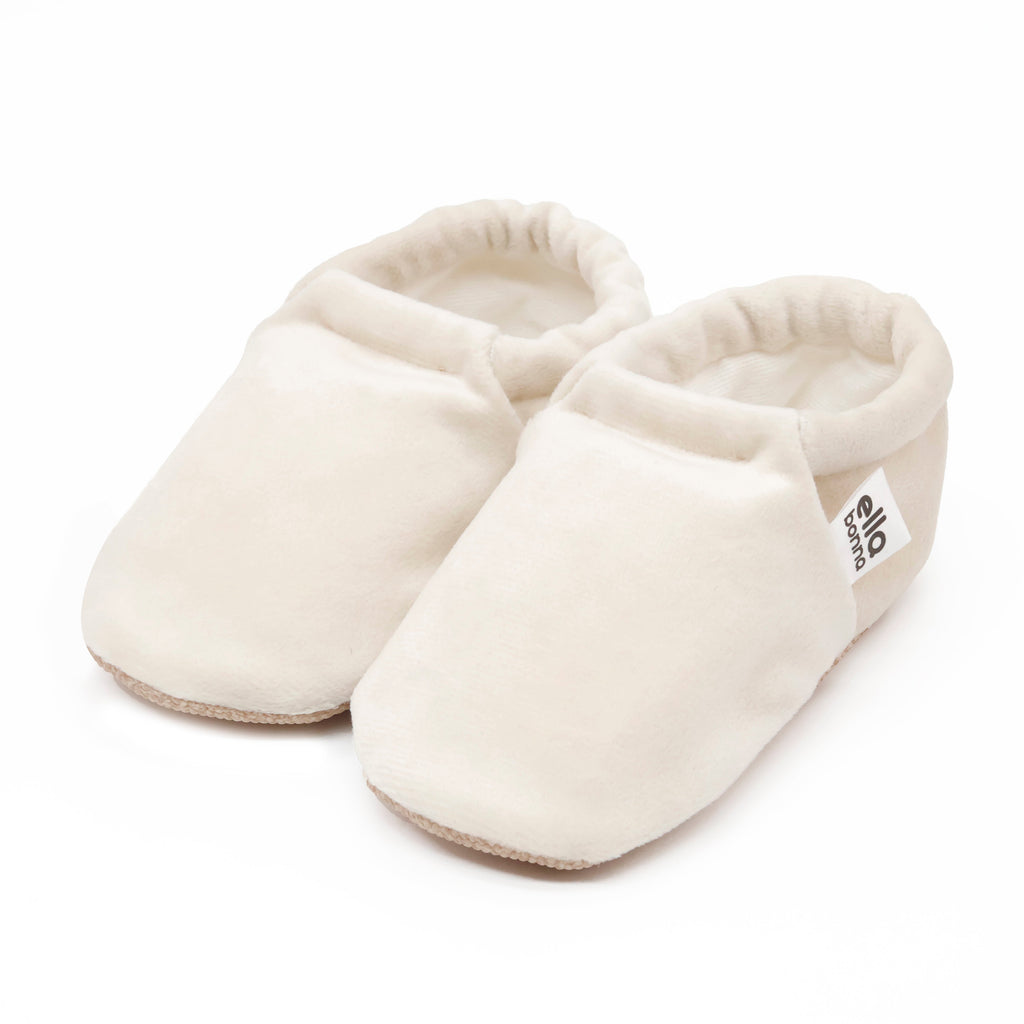 Organic Cotton Velvet Home Nursery Moccasin Shoes - The Baby Penguin