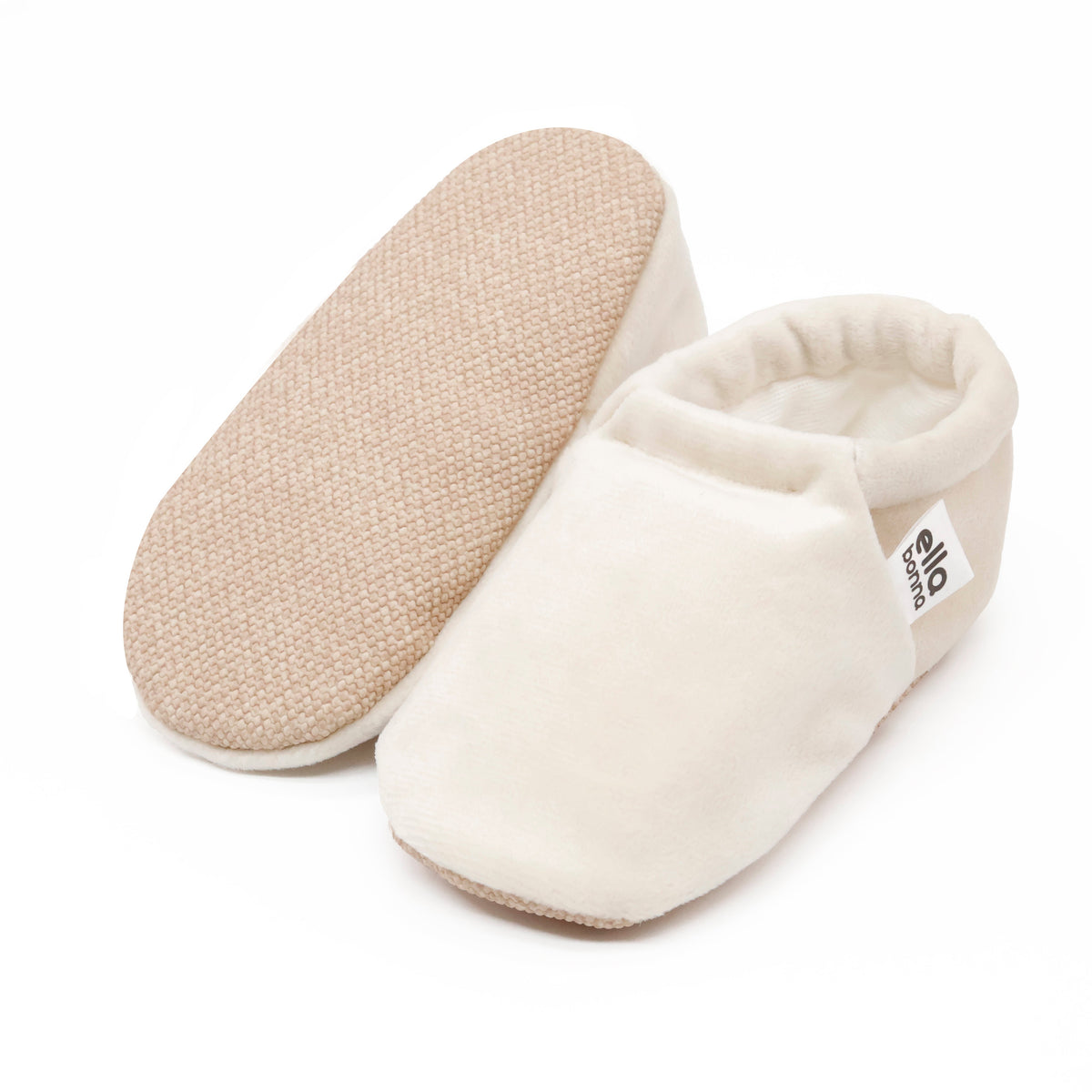 Organic Cotton Velvet Home Nursery Moccasin Shoes - The Baby Penguin