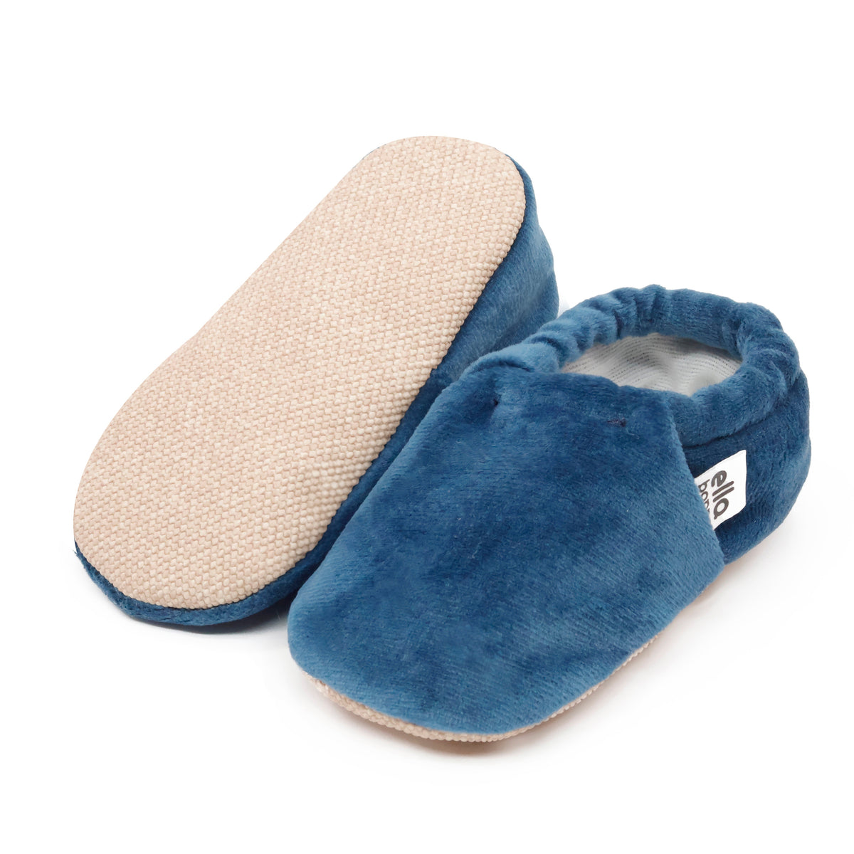 Organic Cotton Velvet Home Nursery Moccasin Shoes - The Baby Penguin