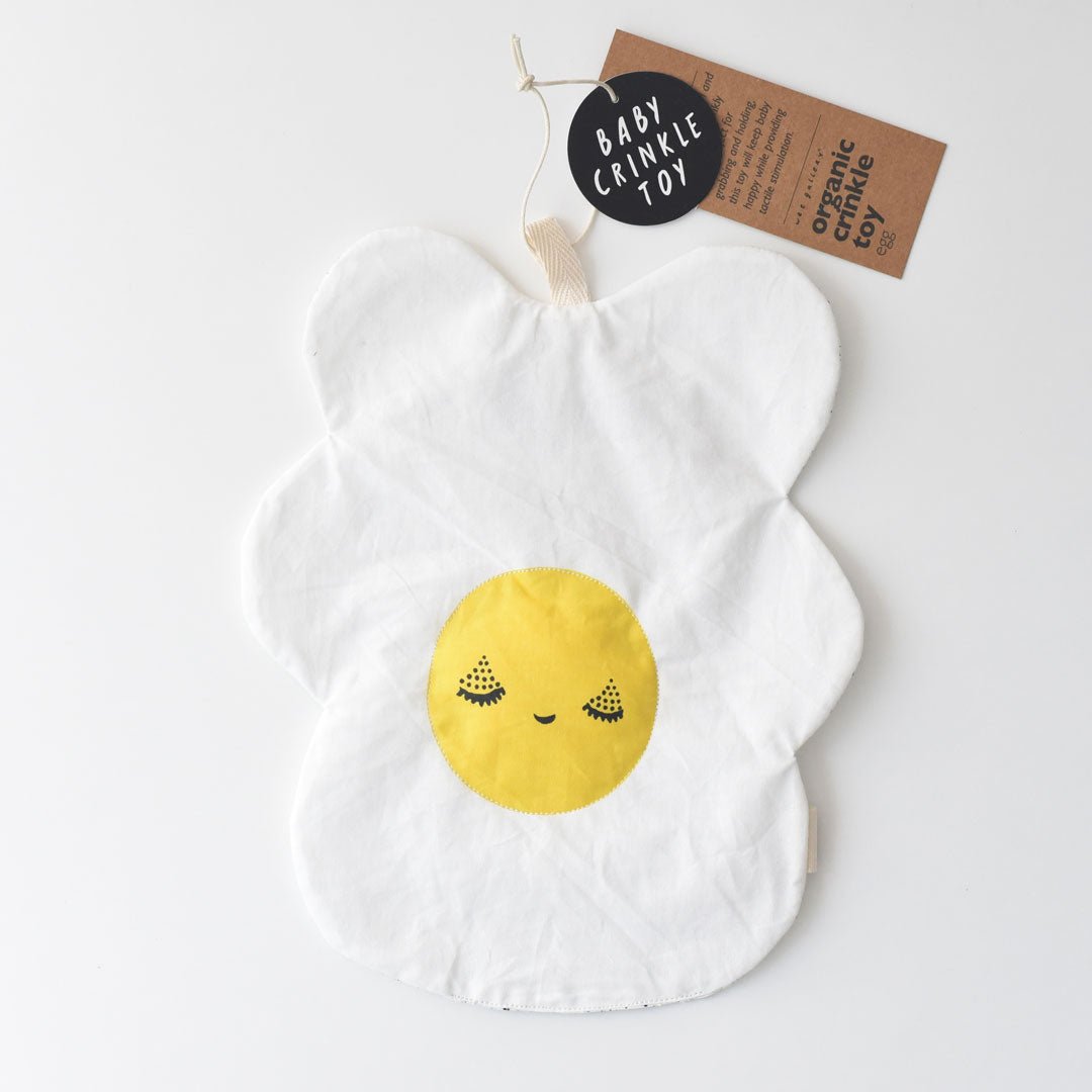 Organic Crinkle Toy - Egg - The Baby Penguin