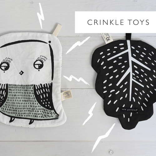 Organic Crinkle Toy - Leaf - The Baby Penguin