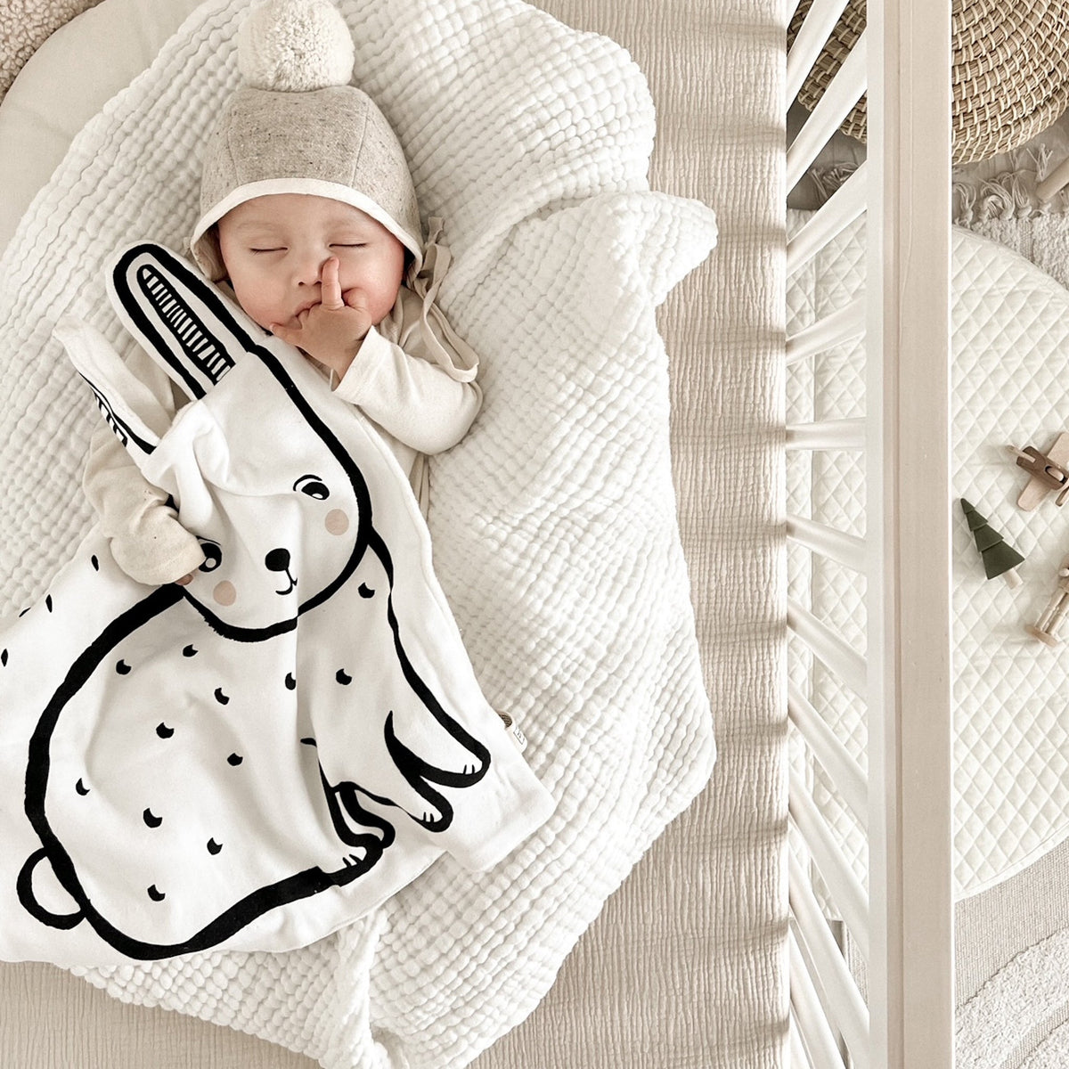 Organic Snuggle Blanket - Bunny - The Baby Penguin