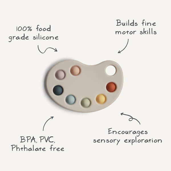 Paint Palette Press Toy | Press Toy | The Baby Penguin