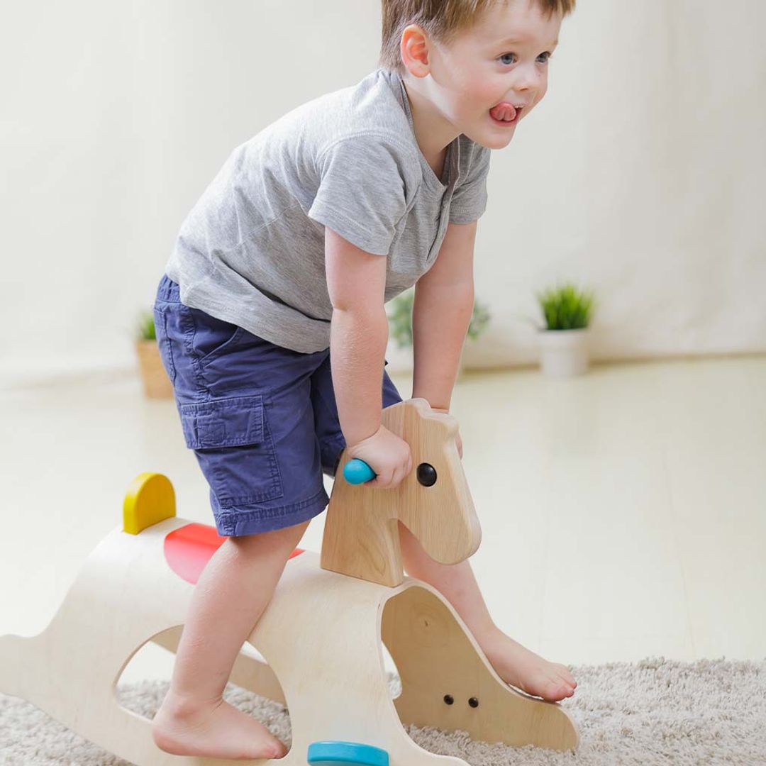 PlanToys Palomino Wooden Rocking Horse