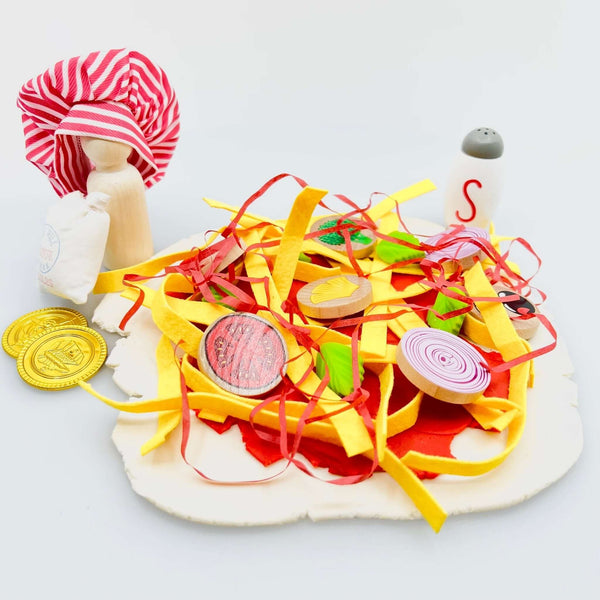 Pizza Parlor, Pizzeria Play Set with Playdough - The Baby Penguin