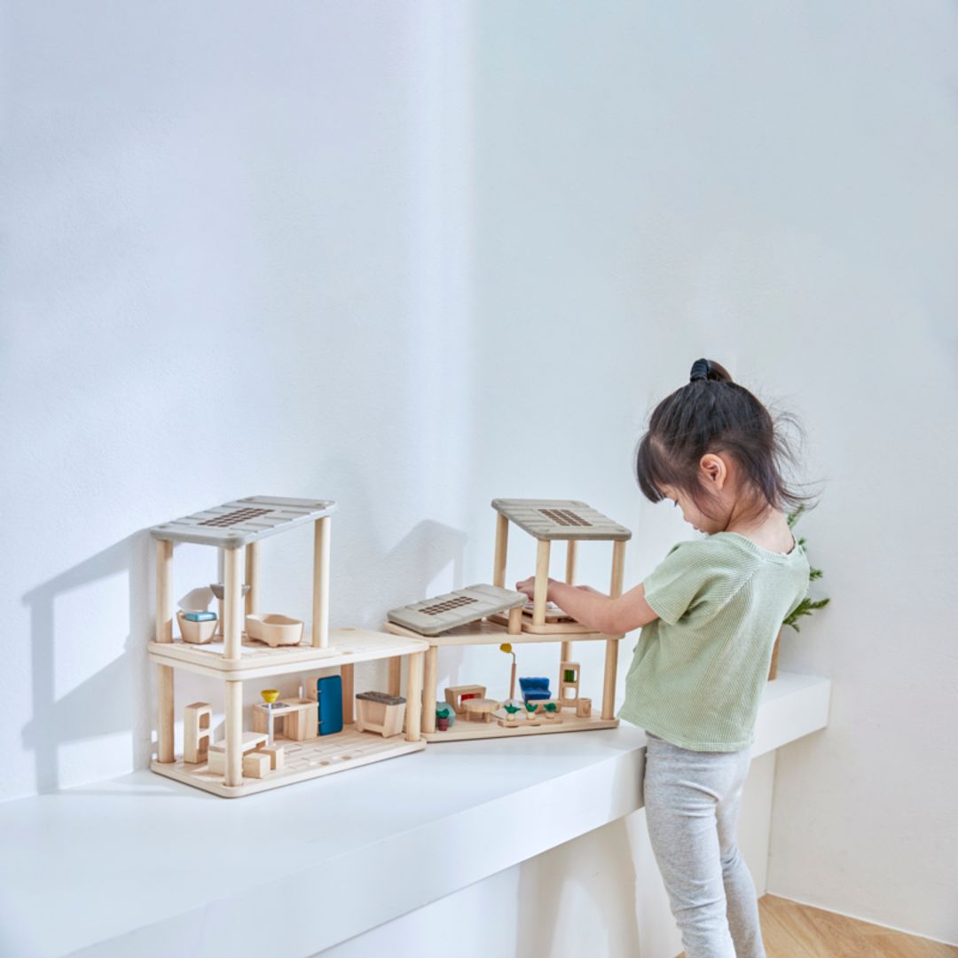 PlanToys PlanSpace Kitchen and Dining Dollhouse Set