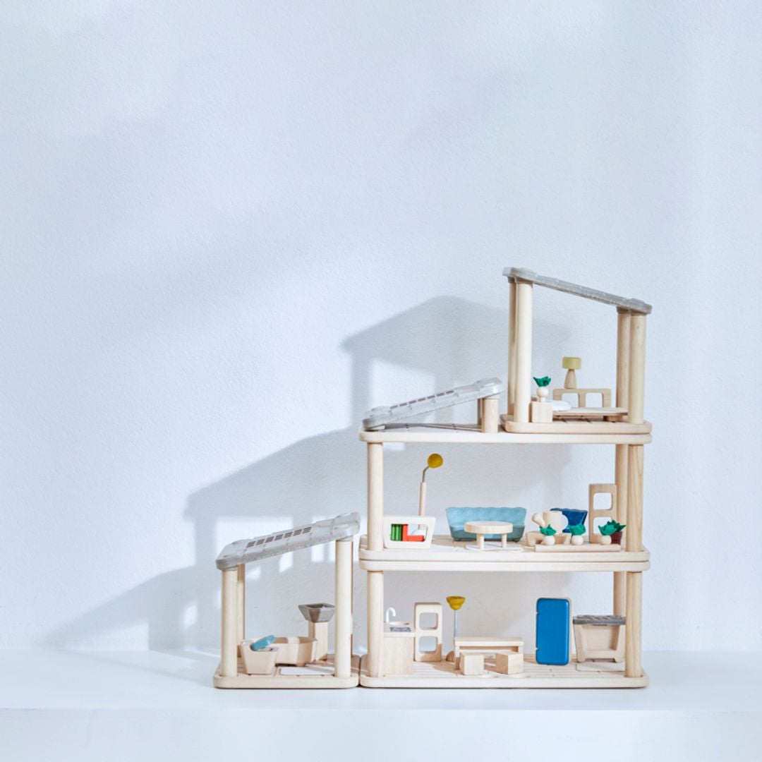 PlanToys PlanSpace Kitchen and Dining Dollhouse Set