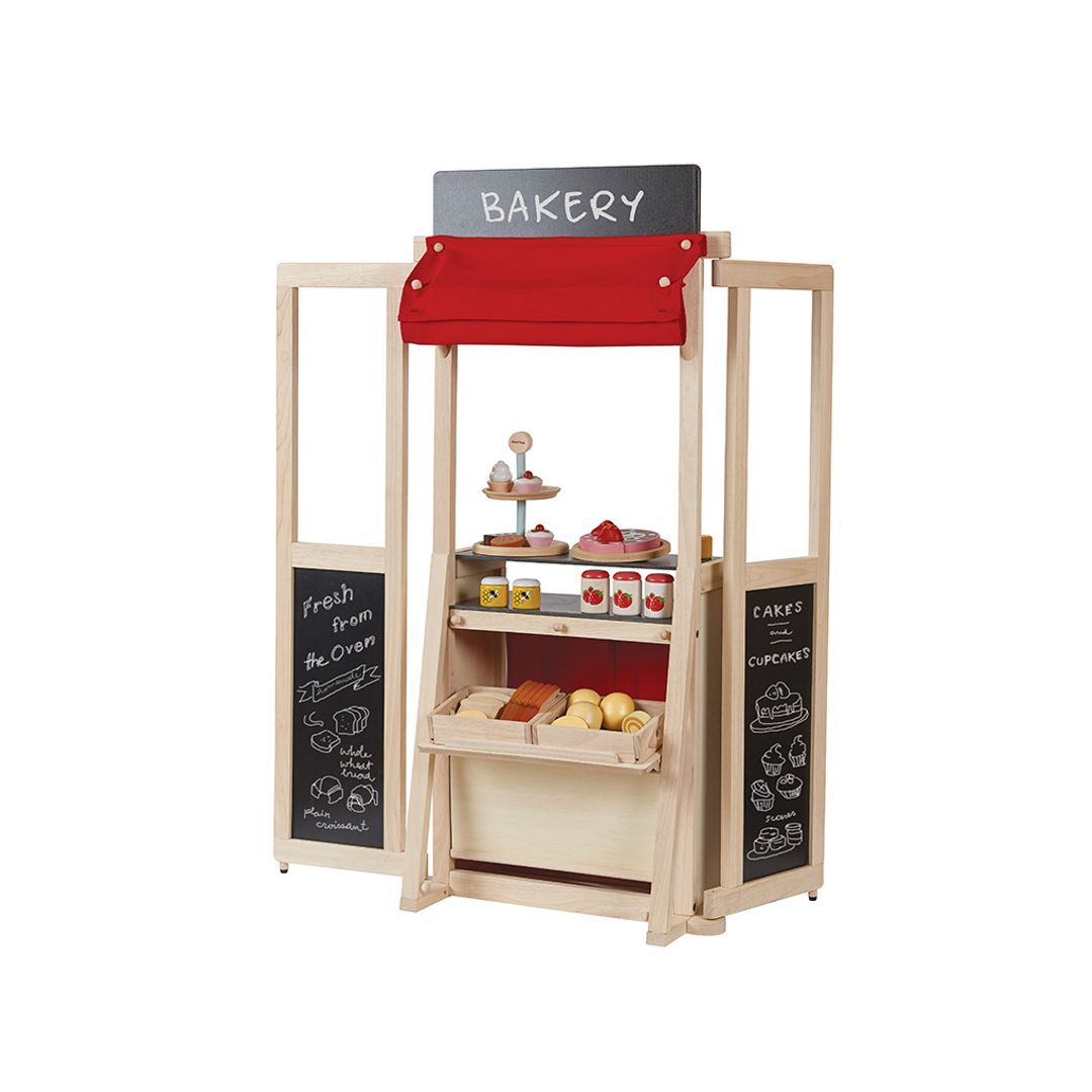 PlanToys Wooden Play Center and Puppet Theater