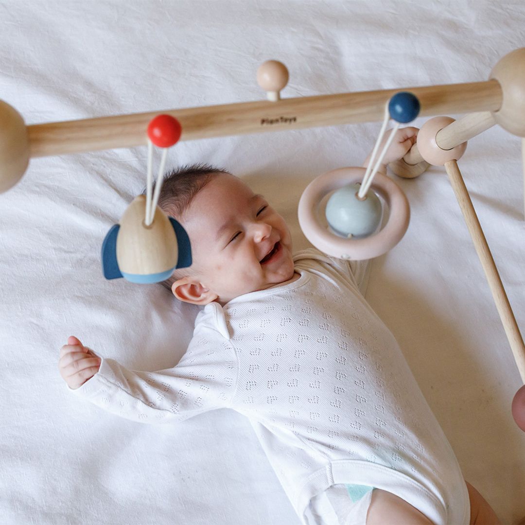 PlanToys Wooden Baby Play Gym – Orchard