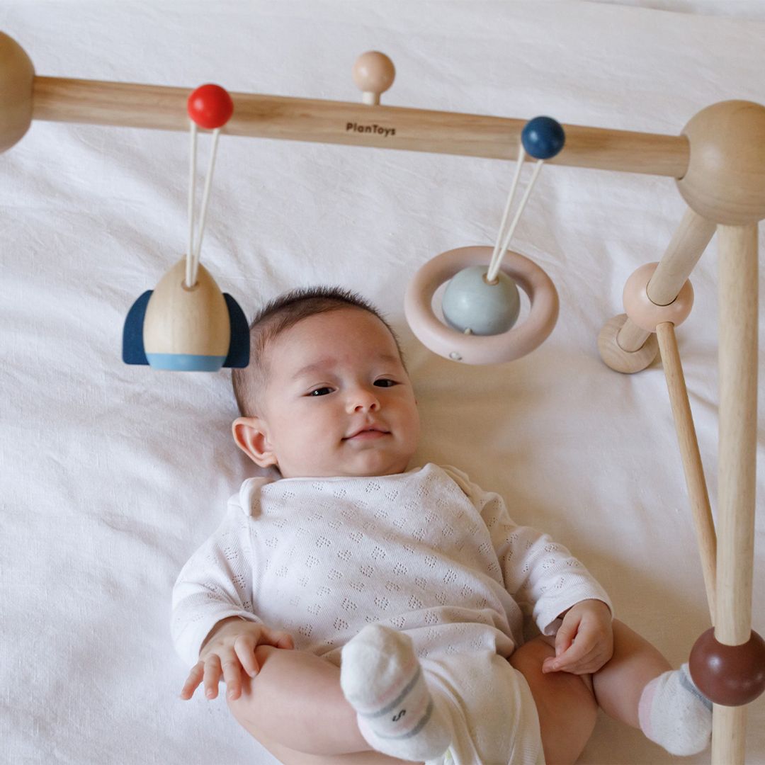 PlanToys Wooden Baby Play Gym – Orchard