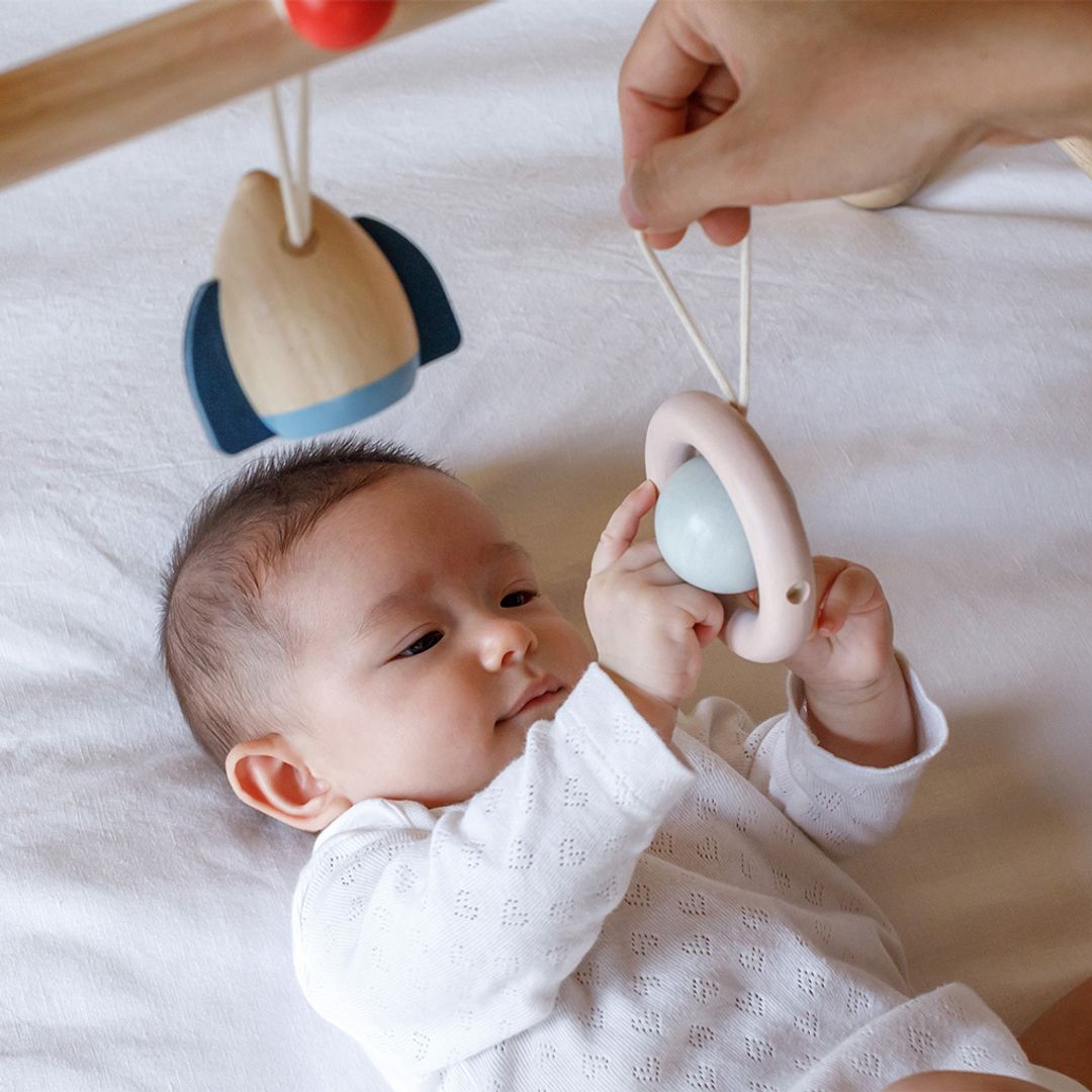 PlanToys Wooden Baby Play Gym – Orchard