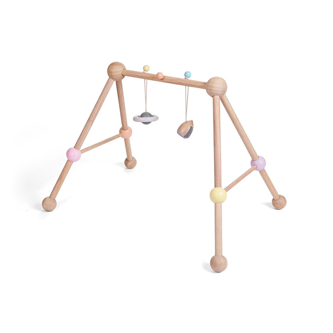 PlanToys Wooden Baby Play Gym – Pastel