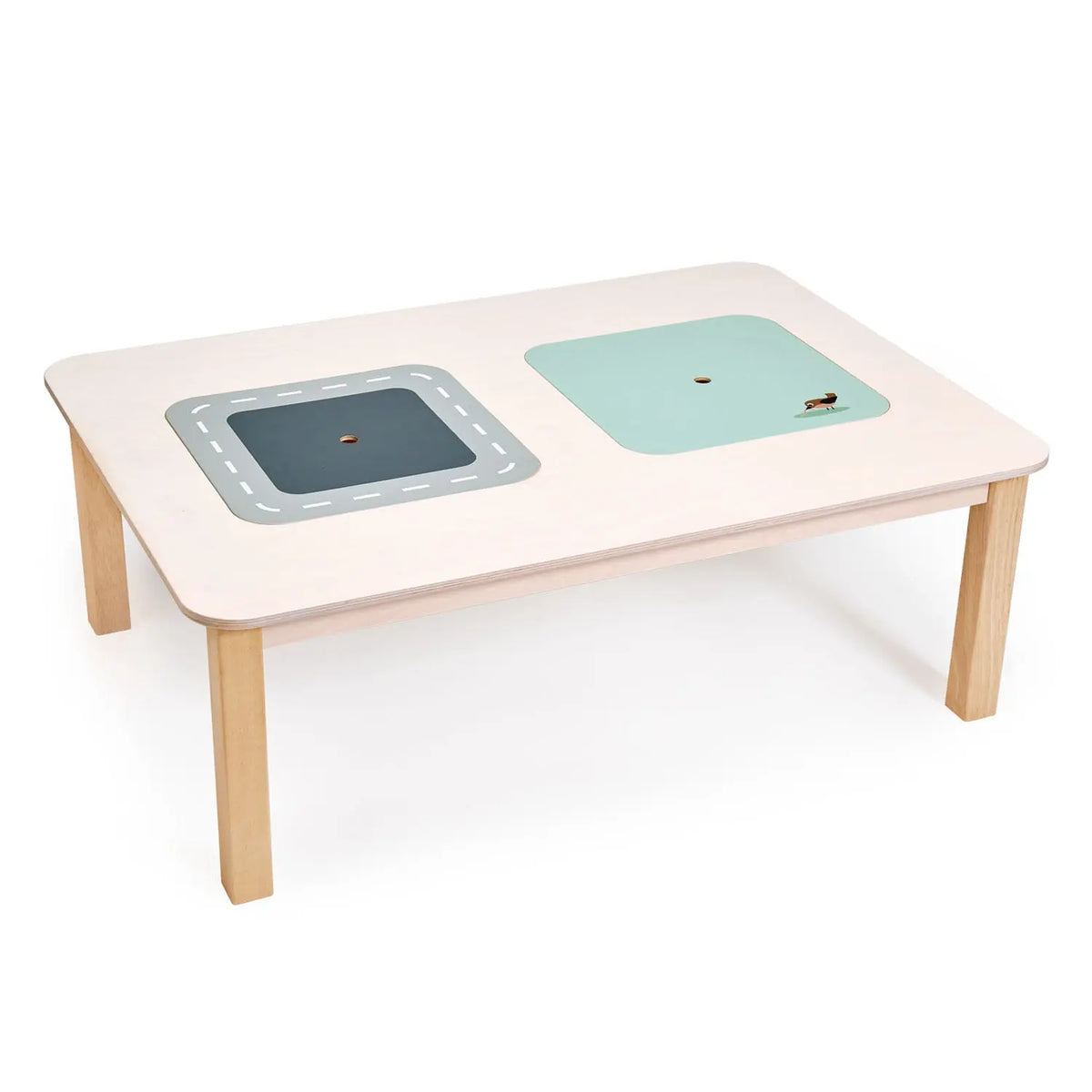 Tender Leaf Wooden Play Table with Storage