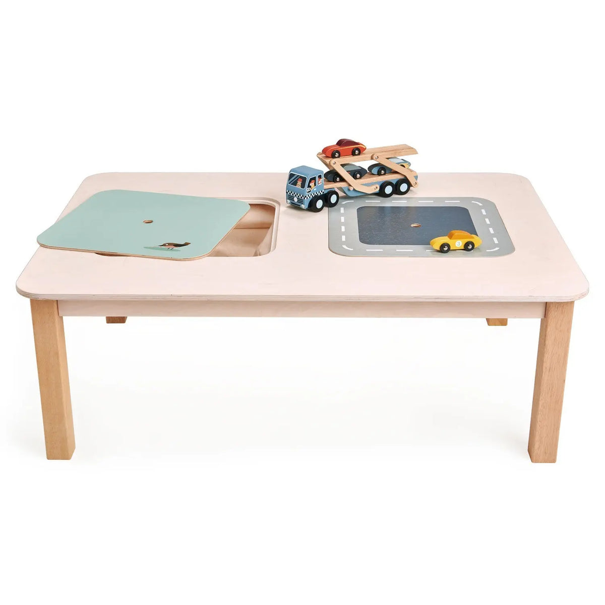 Tender Leaf Wooden Play Table with Storage