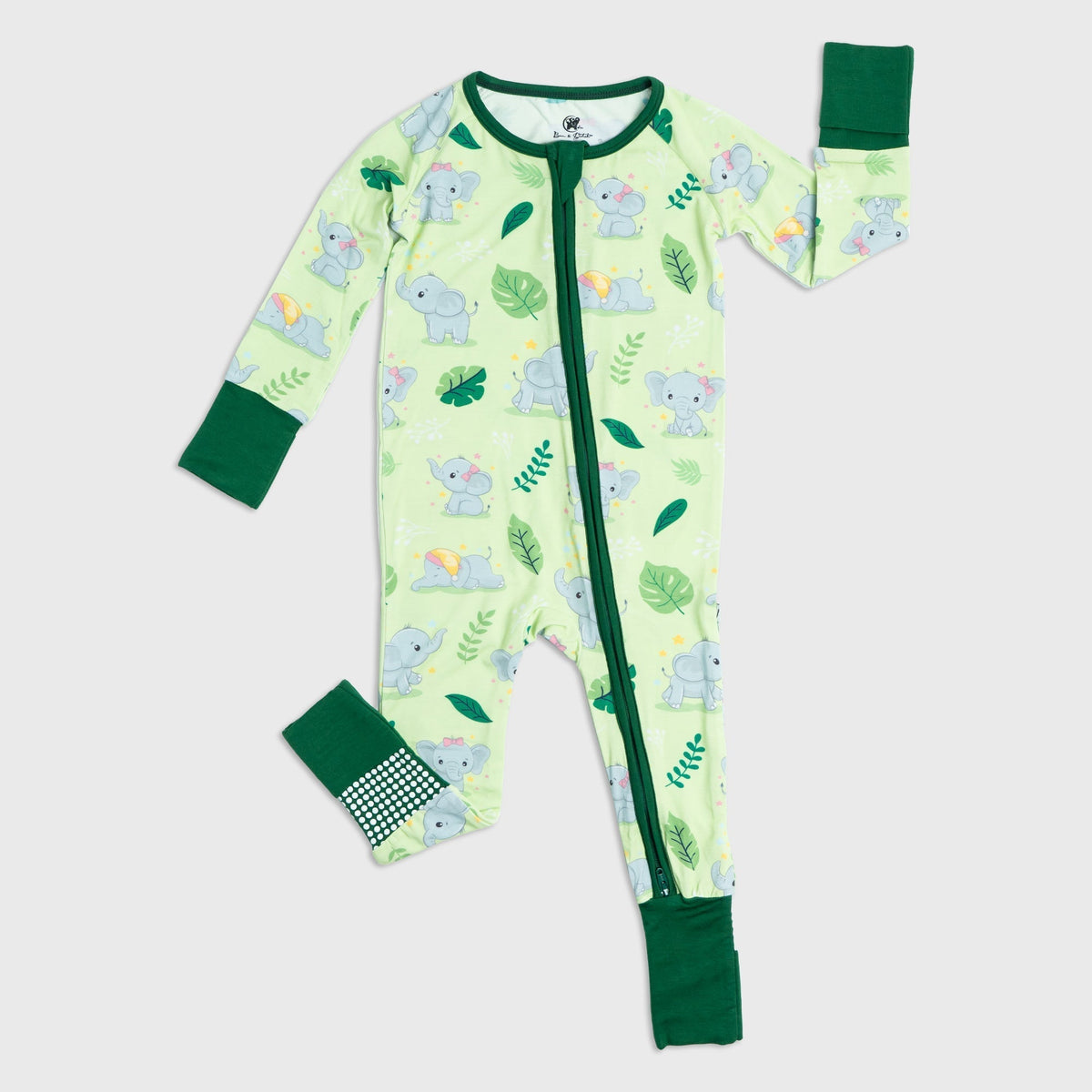 Flat lay of Bam & Stitch Playfully Strong Convertible Romper, showing the complete garment.