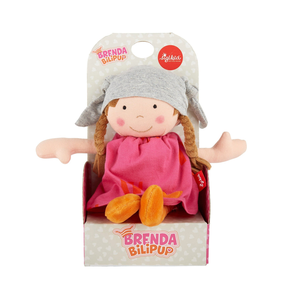 Plush Doll with Pink Outfit | Dolls & Finger Puppets | The Baby Penguin