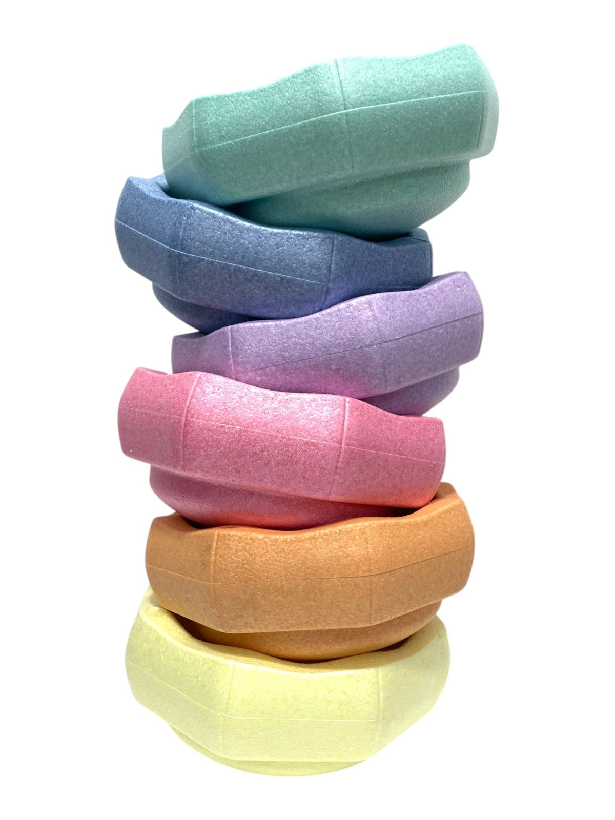 Pastel Rainbow EPP Stepping Stones – 4 or 6 Piece Set – product image 8