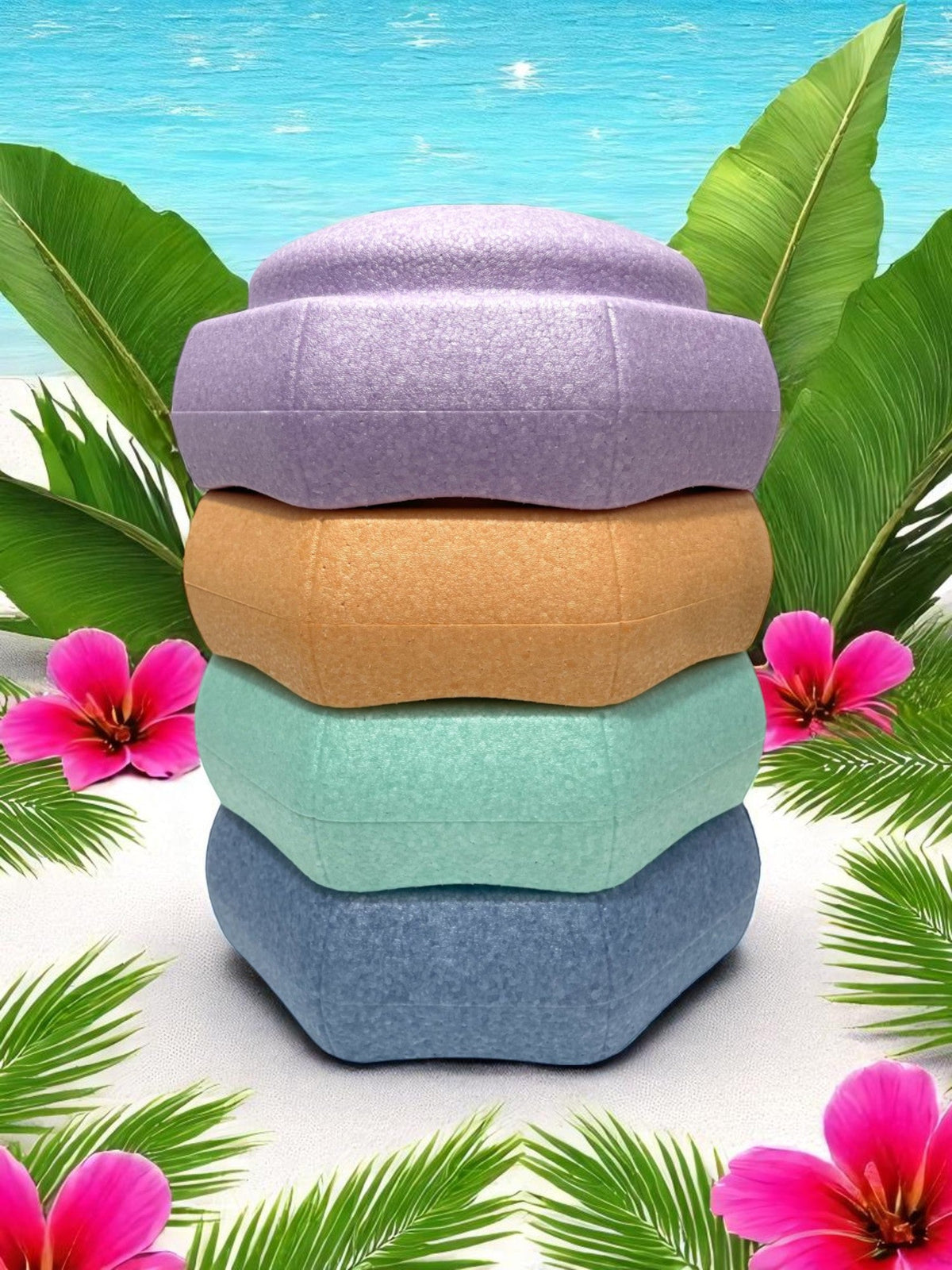 Pastel Rainbow EPP Stepping Stones – 4 or 6 Piece Set – product image 14
