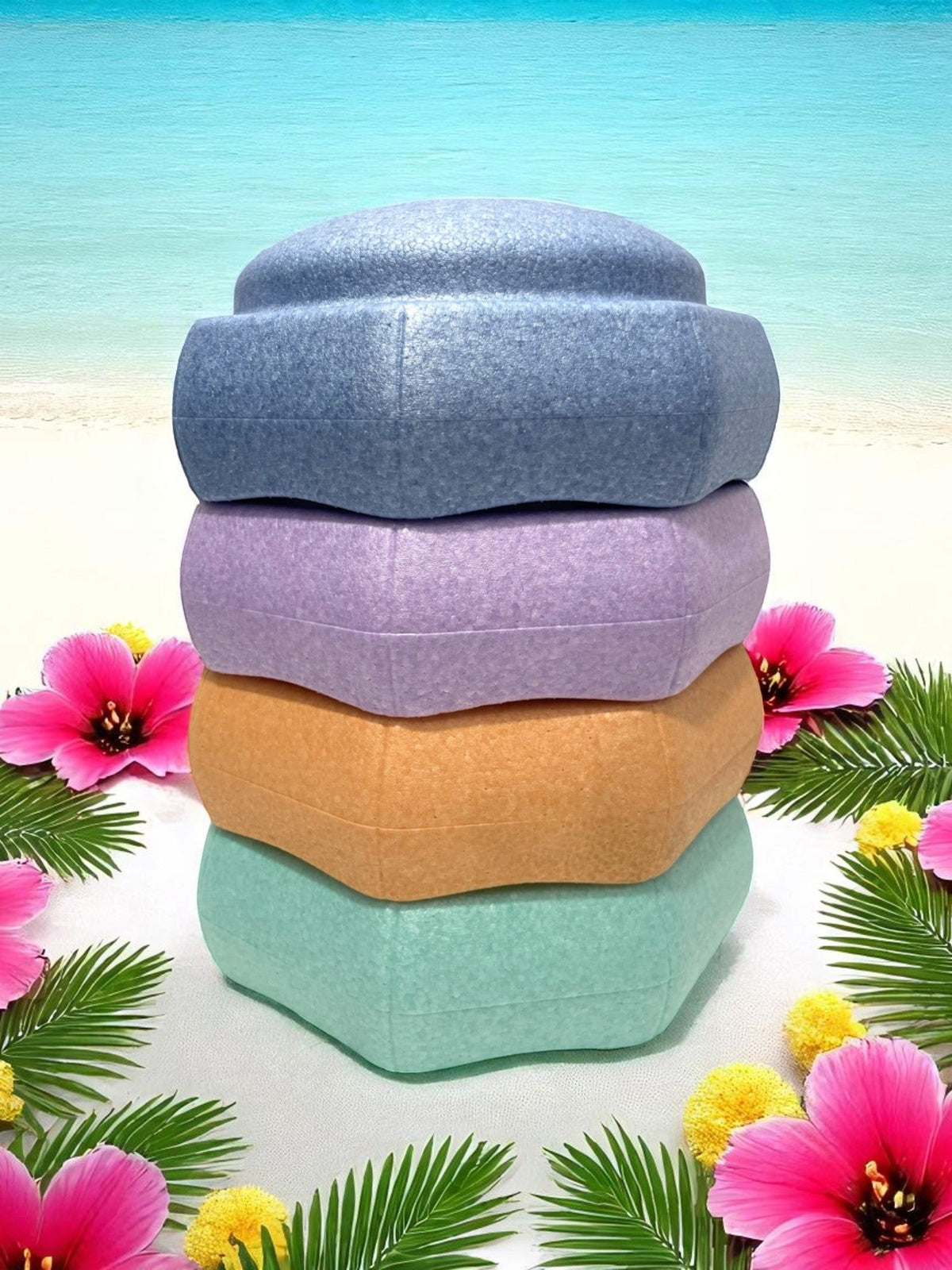 Pastel Rainbow EPP Stepping Stones – 4 or 6 Piece Set – product image 15