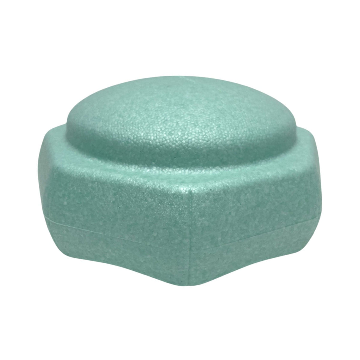 Single mint green EPP stepping stone, side view