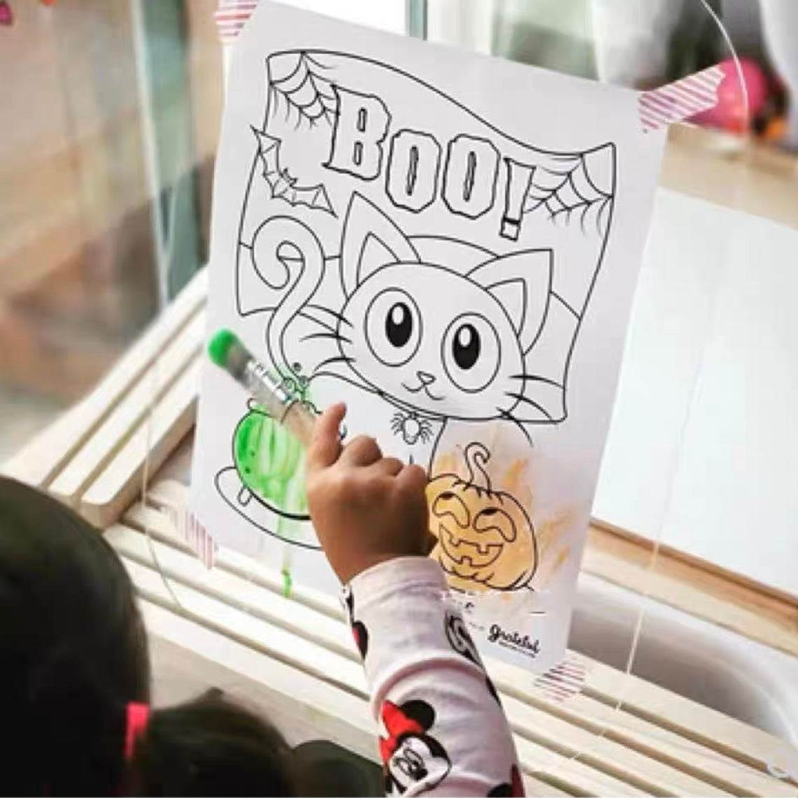Soft mirror insert used for drawing activity
