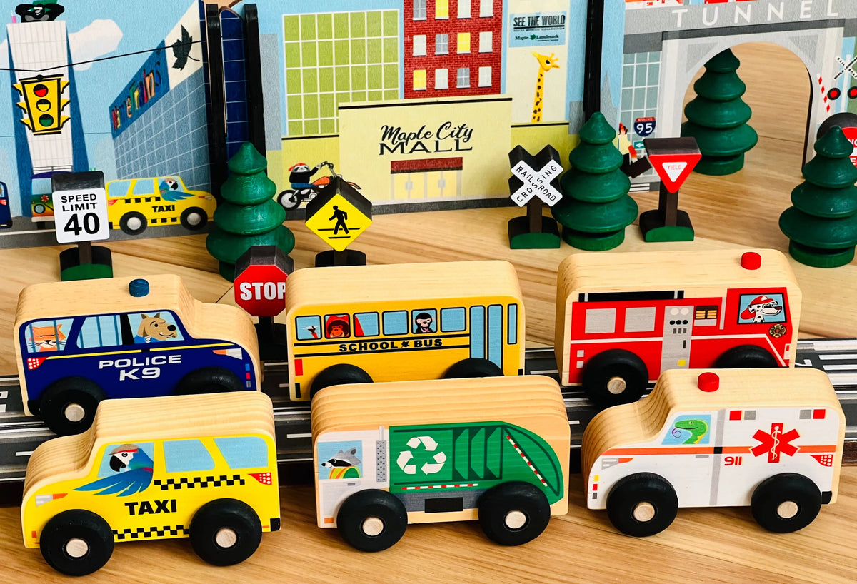 Public Service Scoot Set - Made in the USA | Cars Maple Landmark