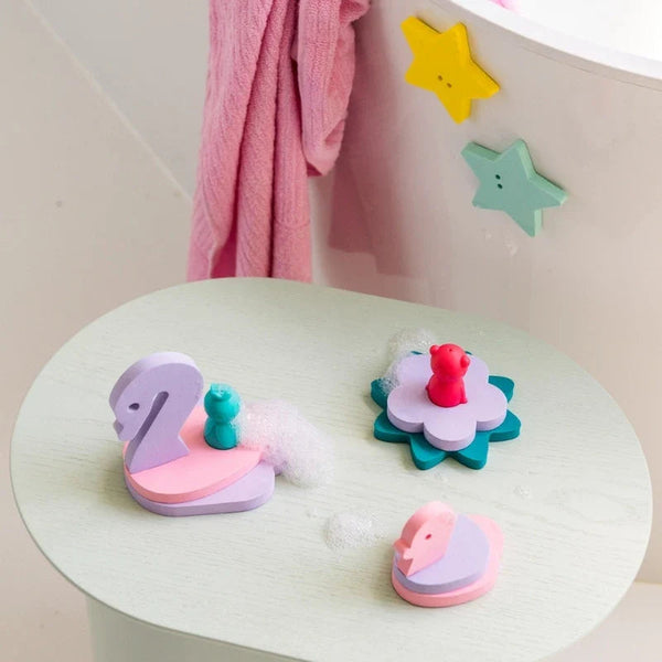 Puzzle Friends Fairy Pond – Floating Bath Toy for Toddlers - The Baby Penguin