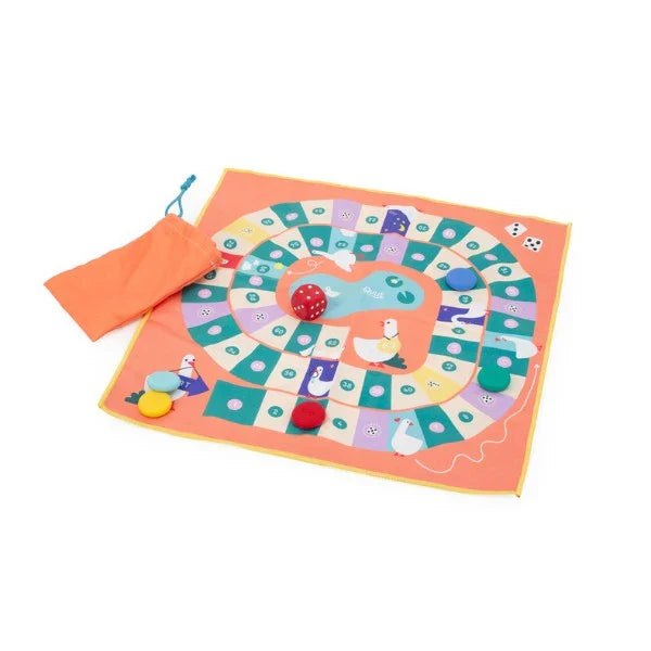 Quut Travel Games – Snakes & Ladders & Game of the Goose for Kids - The Baby Penguin