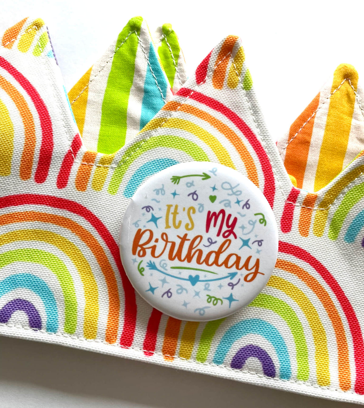 Rainbow Crown for Dress Up: "It will brighten your day!" - The Baby Penguin
