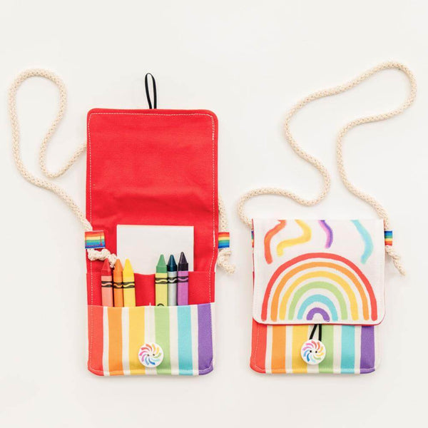 Rainbow Purse For Little Girl: 