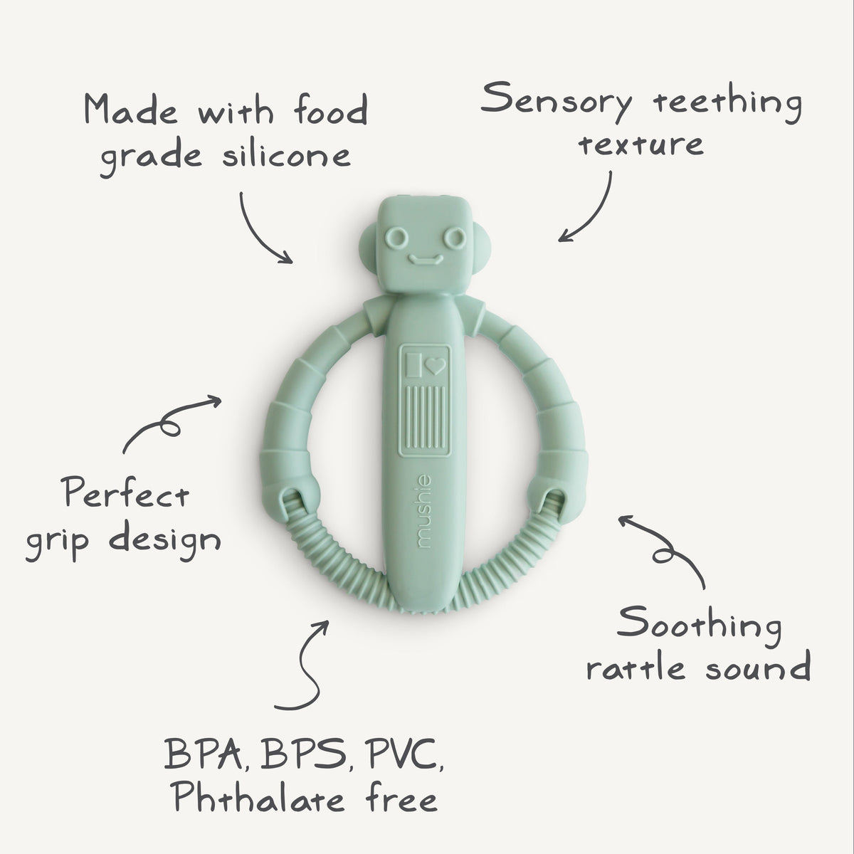 Rattle Teethers - The Baby Penguin
