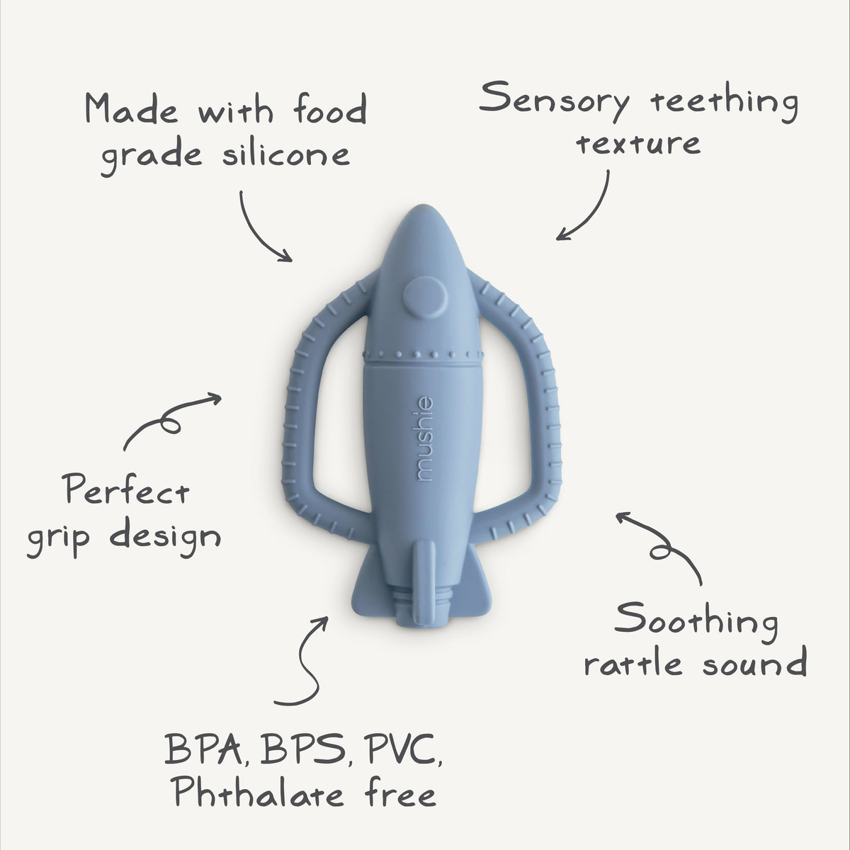Rattle Teethers - The Baby Penguin