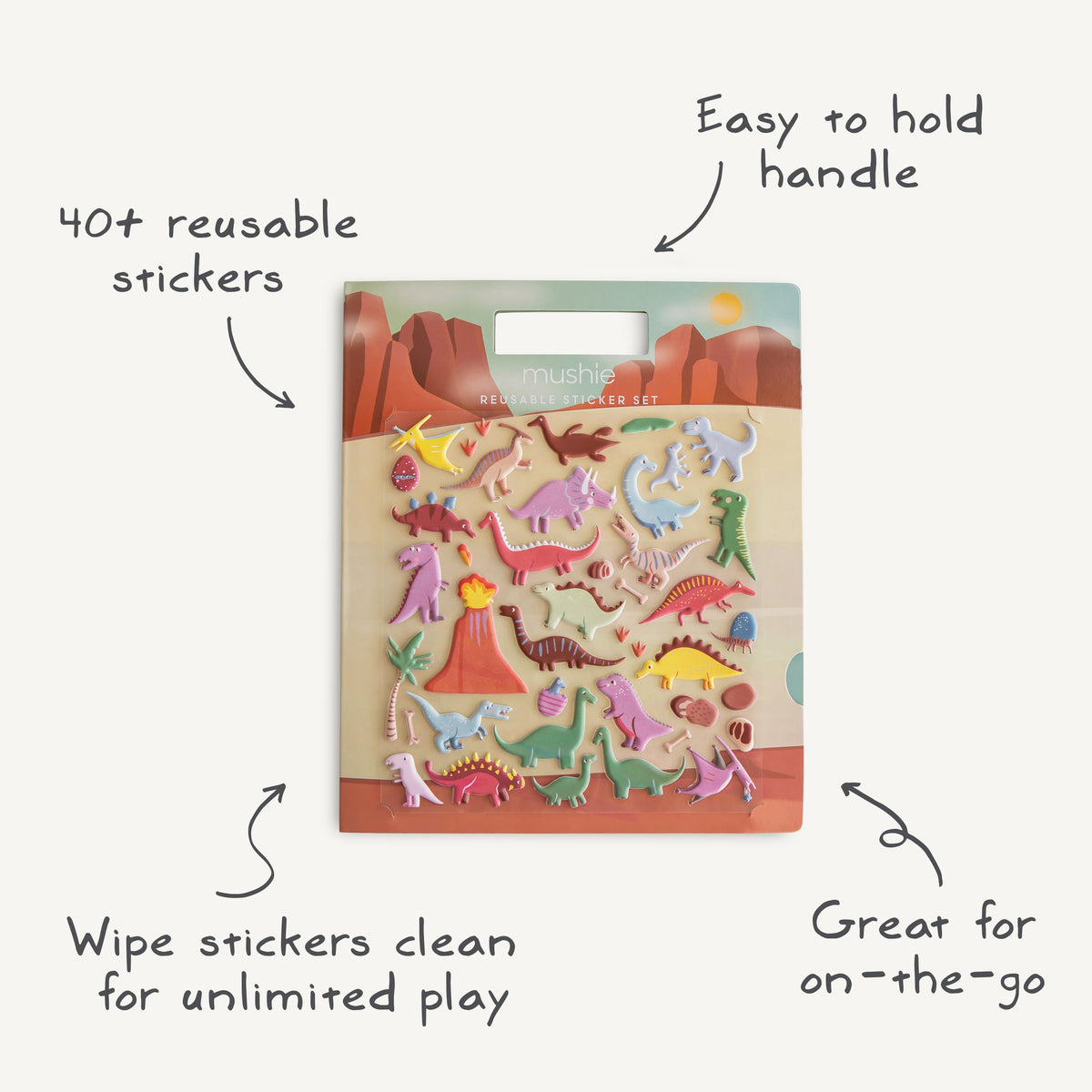 Reusable Sticker Set - The Baby Penguin