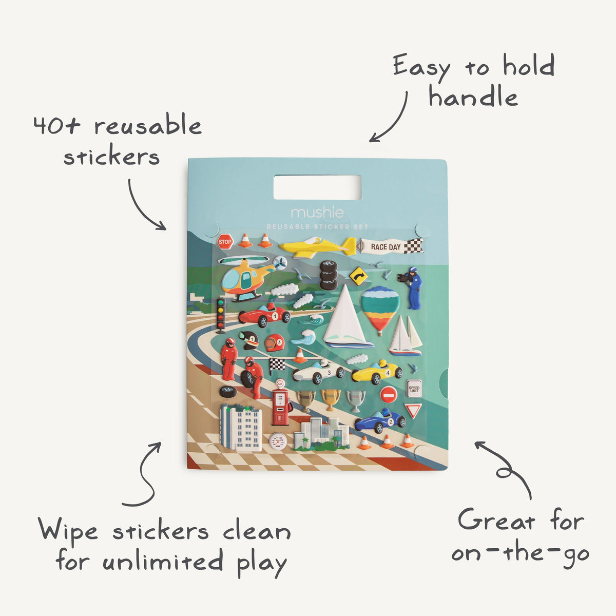 Reusable Sticker Set - The Baby Penguin