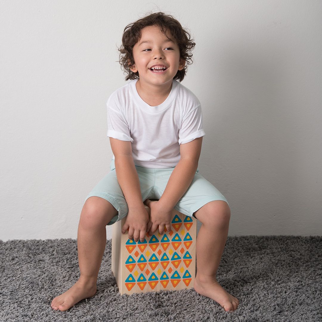PlanToys Rhythm Box II Wooden Cajon Drum