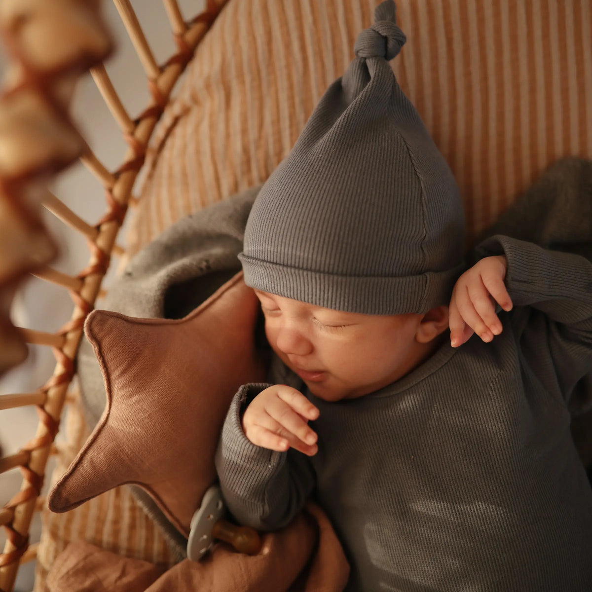 Ribbed Baby Beanie | Baby Clothes | The Baby Penguin