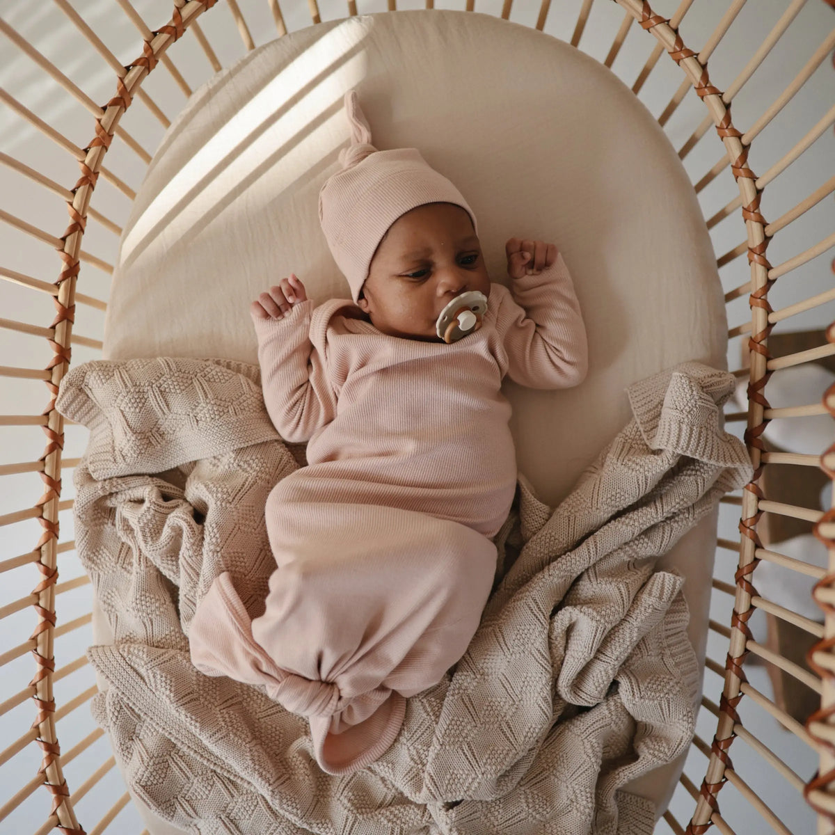 Ribbed Baby Beanie | Baby Clothes | The Baby Penguin