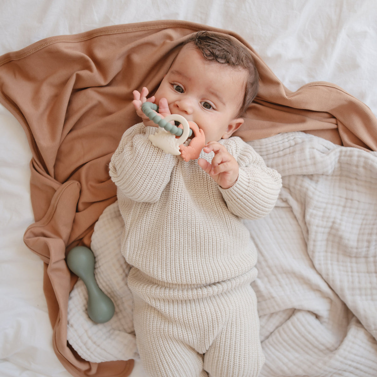 Ribbed Baby Blanket - The Baby Penguin