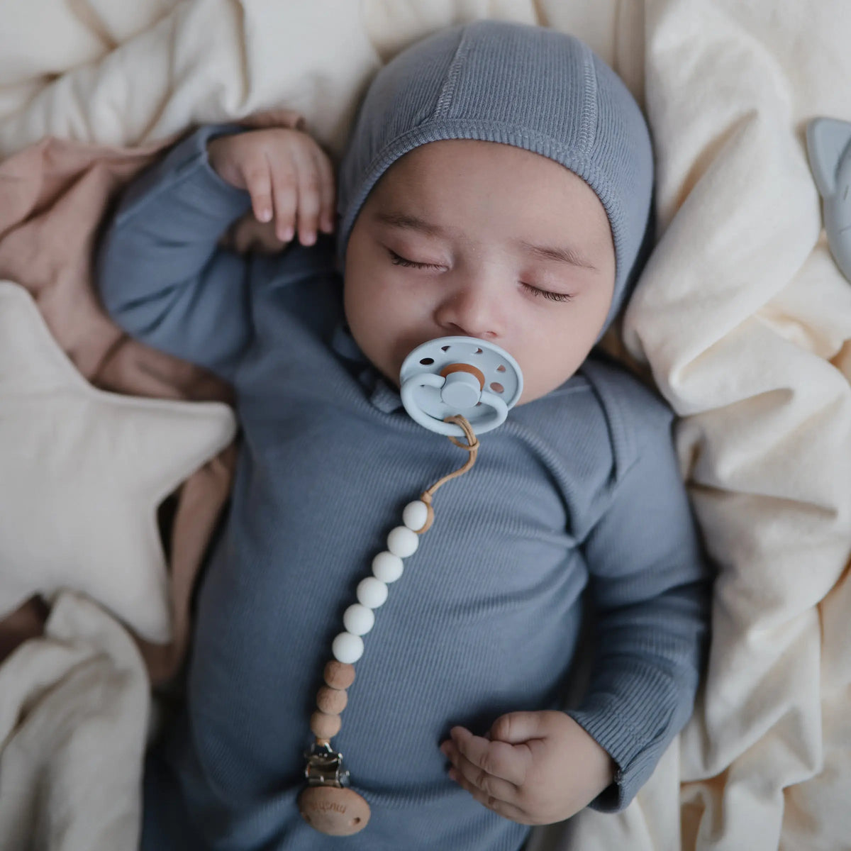 Ribbed Baby Bonnet | Baby Clothes | The Baby Penguin