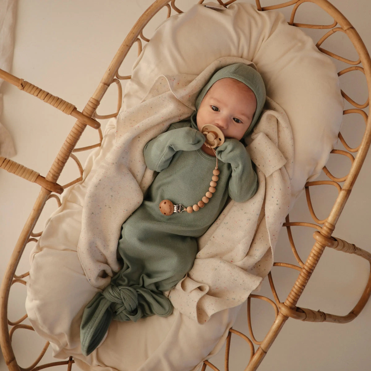 Ribbed Baby Bonnet | Baby Clothes | The Baby Penguin