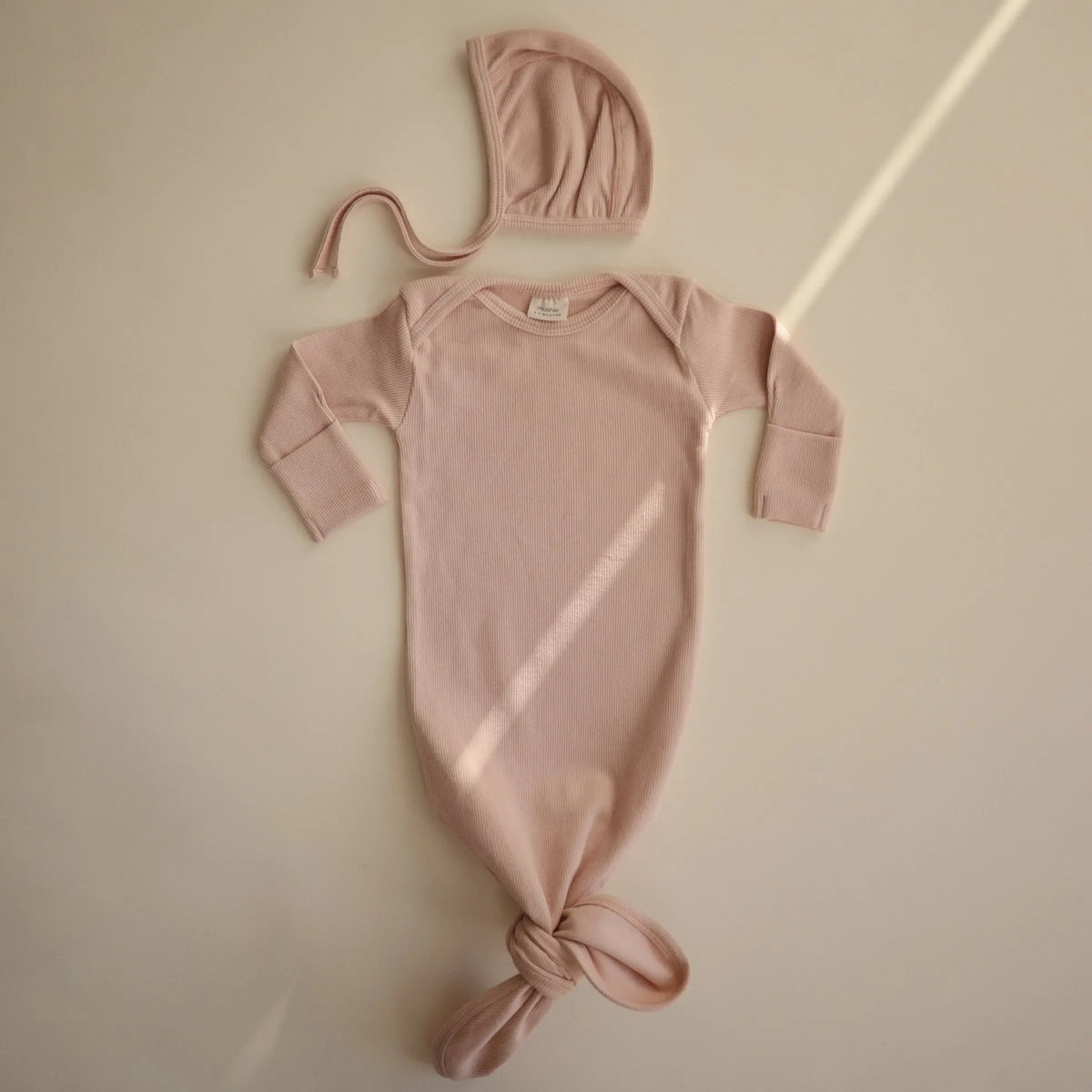 Ribbed Baby Bonnet | Baby Clothes | The Baby Penguin