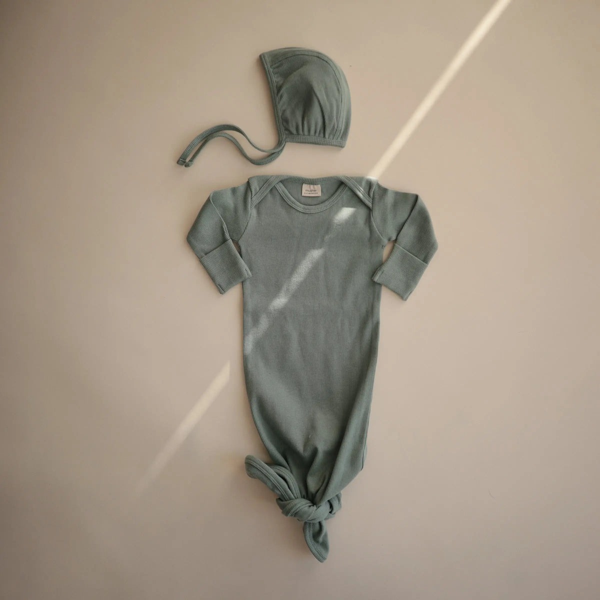Ribbed Baby Bonnet | Baby Clothes | The Baby Penguin