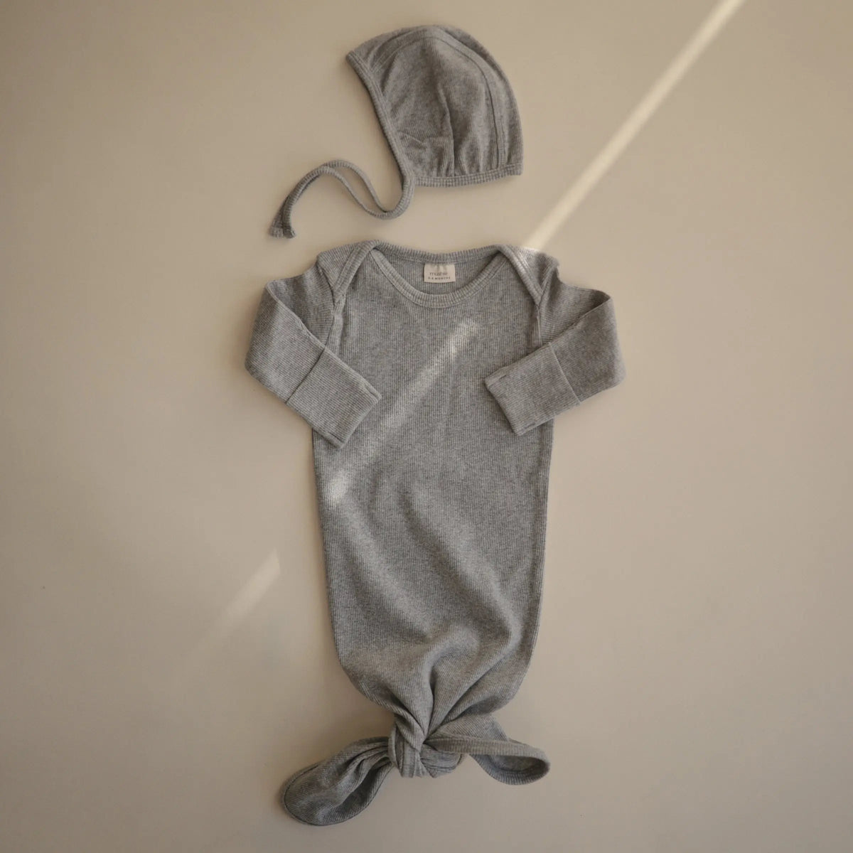 Ribbed Baby Bonnet | Baby Clothes | The Baby Penguin